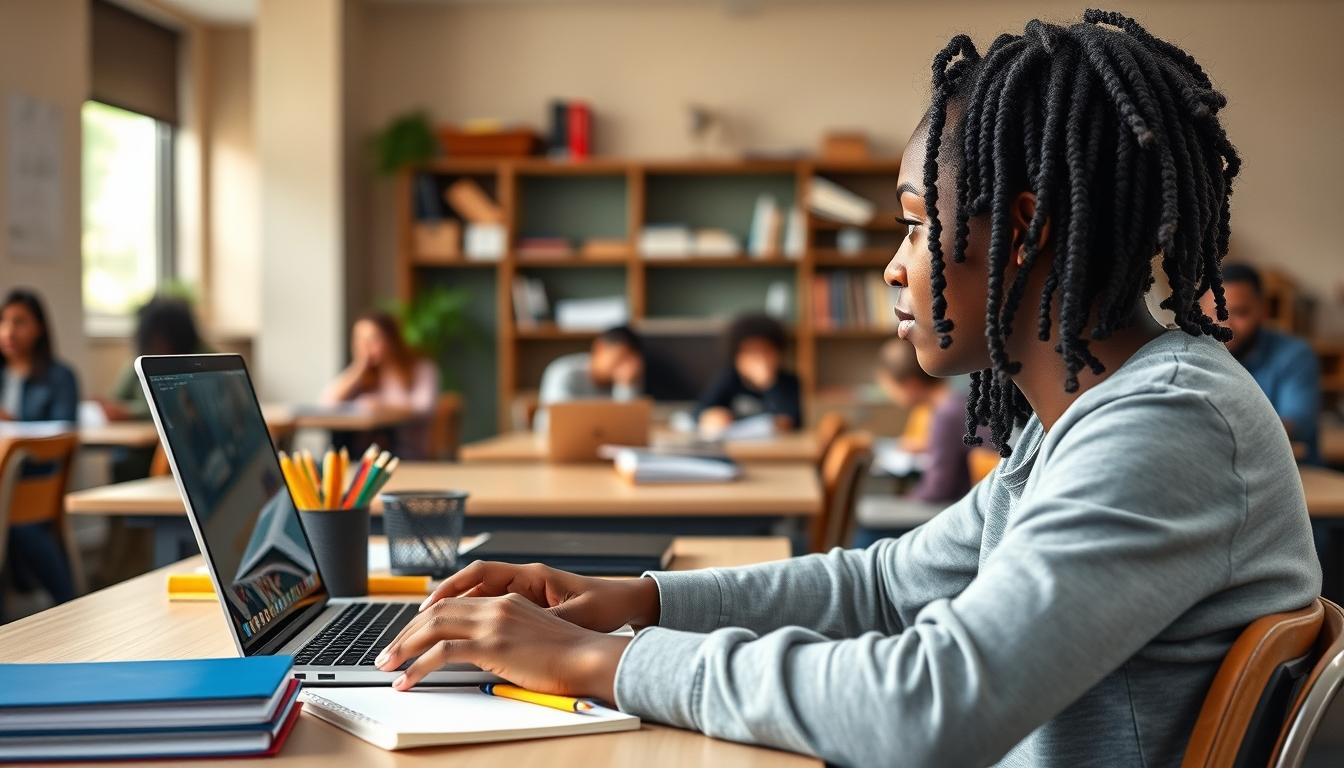 Students and educational resources in a modern learning environment